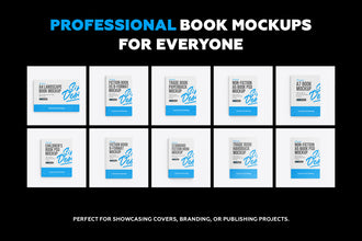 Book Mockup Bundle (250+ PSDs)