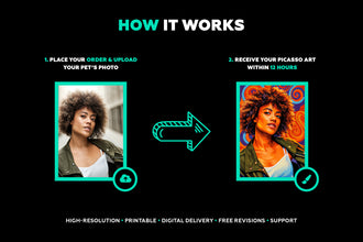 Custom Colorful Portrait