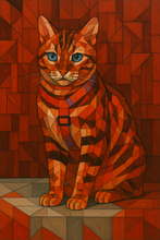 Custom Geometric Polygonal Portrait