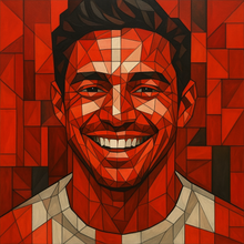 Custom Geometric Polygonal Portrait