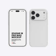 iPhone 18 Pro Max Mockup Set