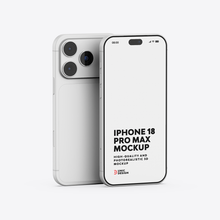 iPhone 18 Pro Max Mockup Set