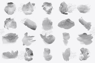 37 Gouache Photoshop Brushes