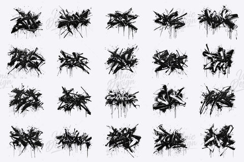 20 Graffiti Photoshop Brushes