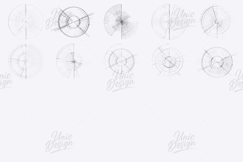 Circle Brushes for Stunning Designs | 10 High-Res Brushes