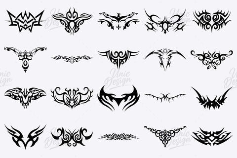 High-Quality Stamp Tattoo Brushes for Photoshop