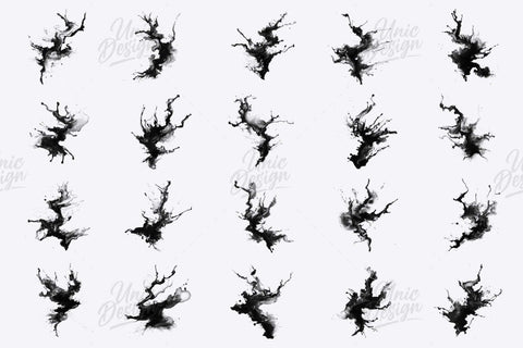 20 Ink Art Photoshop Brushes