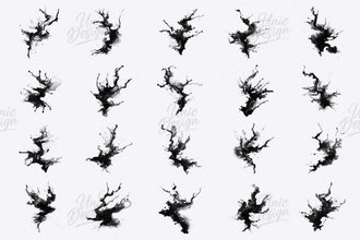 20 Ink Art Photoshop Brushes