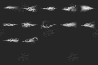 12 Wind Photoshop Brushes