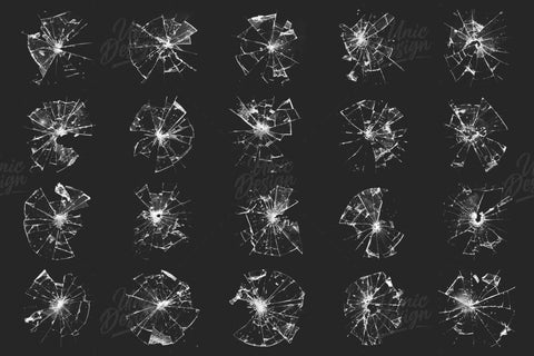 20 Glass Photoshop Brushes