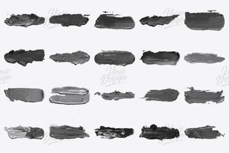 20 Impasto Photoshop Brushes