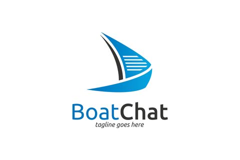 Boat Chat Logo Design