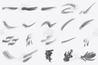 106 Brush Stroke Photoshop Brushes