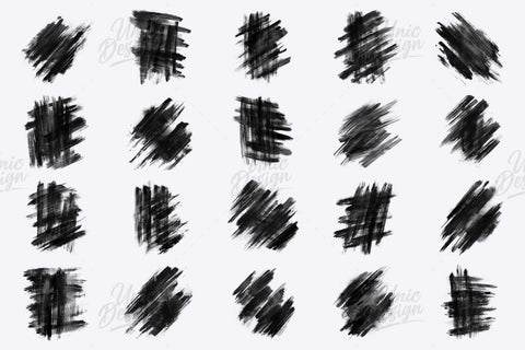 20 Graphite Photoshop Brushes
