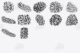 12 Pointillism Photoshop Brushes