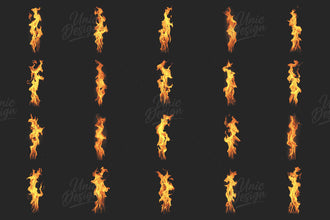 20 Flame Photoshop Brushes