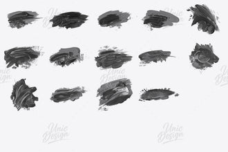 14 Acrylic Art Photoshop Brushes