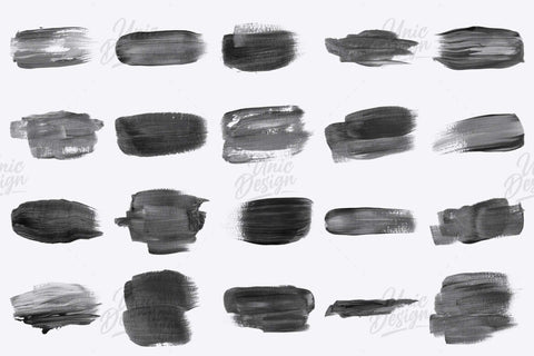 Stamp Acrylic Stroke Brushes for Photoshop