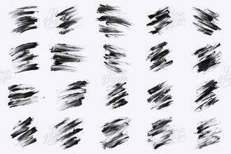 20 Paint Photoshop Brushes