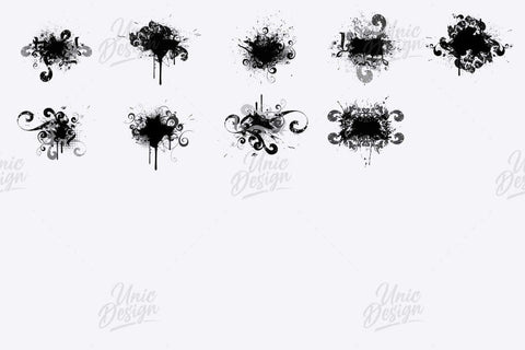 9 Abstract Photoshop Brushes