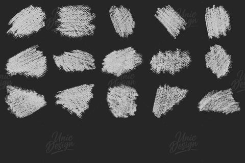 Stamp Chalk Brushes - 15 High-Quality Chalk Effects