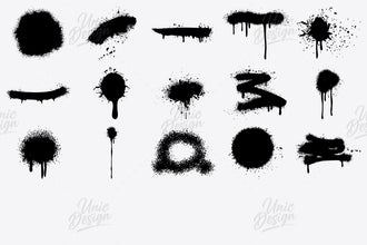 15 Graffiti Photoshop Brushes