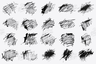 37 Ink Sketch Photoshop Brushes