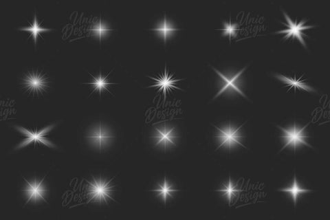 28 Starburst Photoshop Brushes