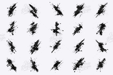 20 Ink Art Photoshop Brushes