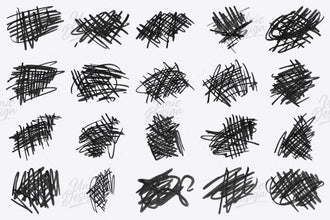 Stamp Marker Sketch Brushes - 50 High-Quality Versions