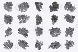 Premium Stamp Paint Dabs Brushes for Photoshop