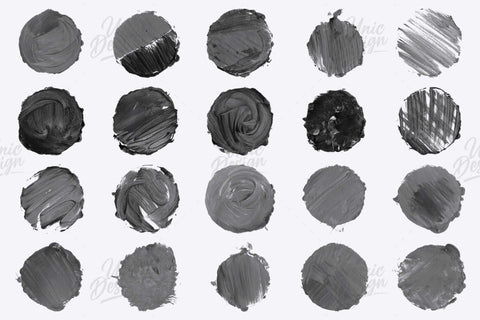 27 Circle Stroke Photoshop Brushes