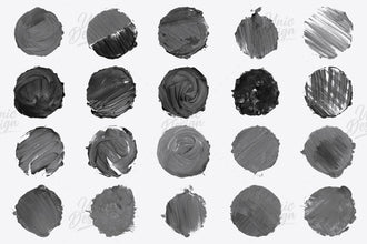 Stamp Circle Stroke Brushes - 27 High-Res Versions