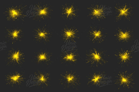 20 Sparkles Photoshop Brushes