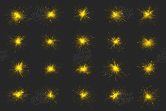 20 Sparkles Photoshop Brushes
