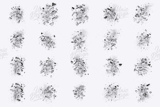 20 Rocks Photoshop Brushes