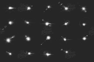 20 Lens Flare Photoshop Brushes