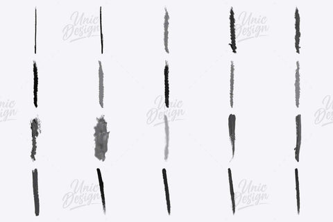 30 Makeup Smear Photoshop Brushes