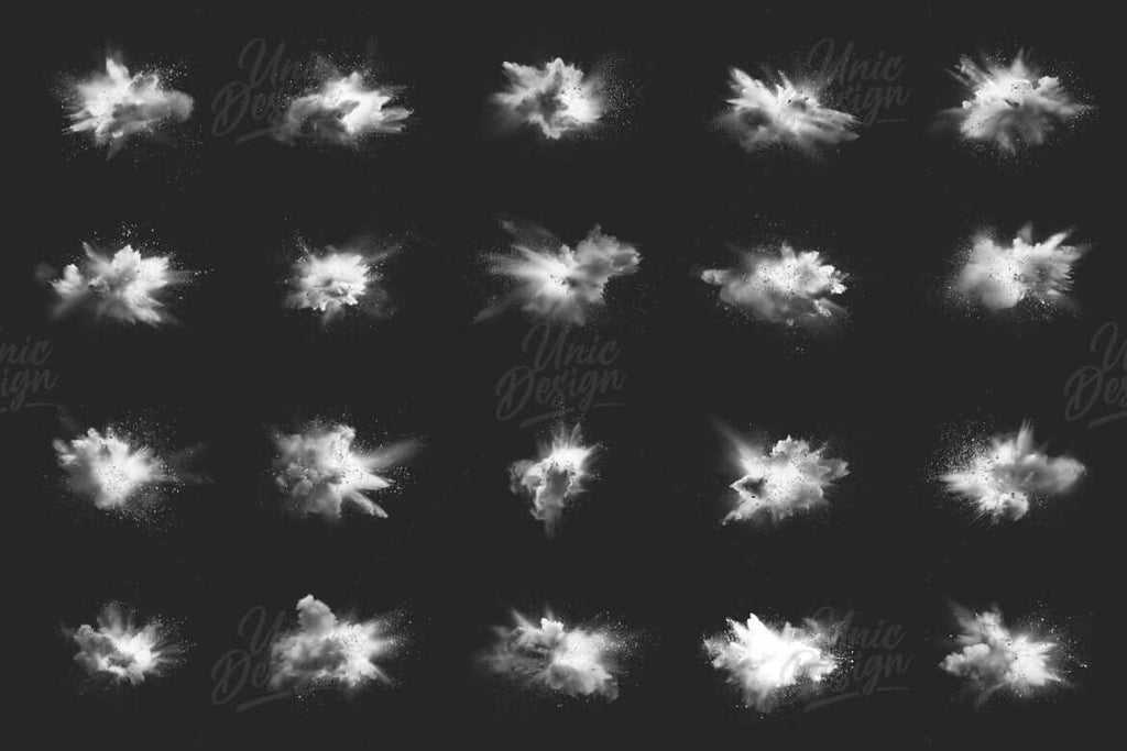 20 High-Quality Explosion Photoshop Brushes