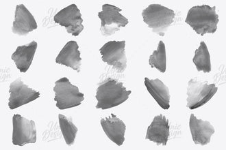 45 Graded Wash Photoshop Brushes