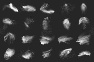 21 Powder Photoshop Brushes