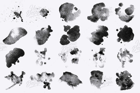 38 Watercolor Photoshop Brushes