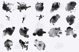 38 Watercolor Photoshop Brushes