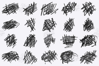 Stamp Marker Sketch Brushes - 50 High-Quality Versions