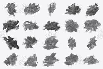 106 Brush Stroke Photoshop Brushes