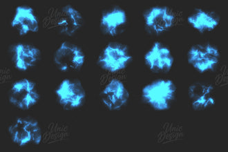 36 Lightning Photoshop Brushes