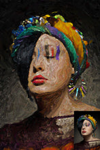 Custom Impasto Oil Paint Portrait