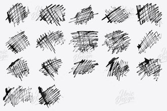 37 Ink Sketch Photoshop Brushes