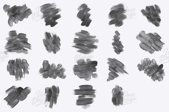 Premium Stamp Paint Dabs Brushes for Photoshop