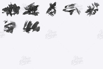 Stamp Mixed Media Brushes - 27 High-Resolution Brushes